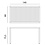Nardi Cube terrastafel met aluminium onderstel 140x80