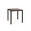 Nardi Cube terrastafel met aluminium poten 70 x 70 cm