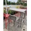 Nardi Cube aluminium statafel met kunststof blad