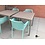 Nardi Cube terrastafel met aluminium poten 70 x 70 cm