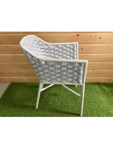 NL-design Aluminium terrasstoel Vicus met zitkussen