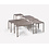 Nardi Piave terrastafel HPL met aluminium poten 160x90
