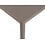 Nardi Piave terrastafel HPL met aluminium poten 160x90