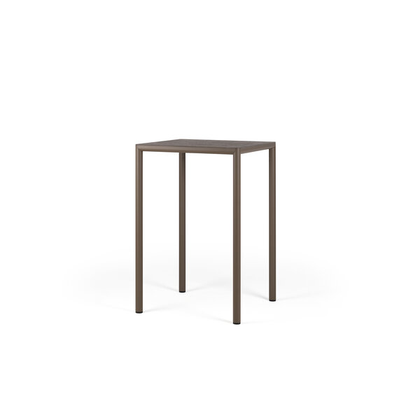 Nardi Piave hoge terrastafel HPL met aluminium poten 70x70