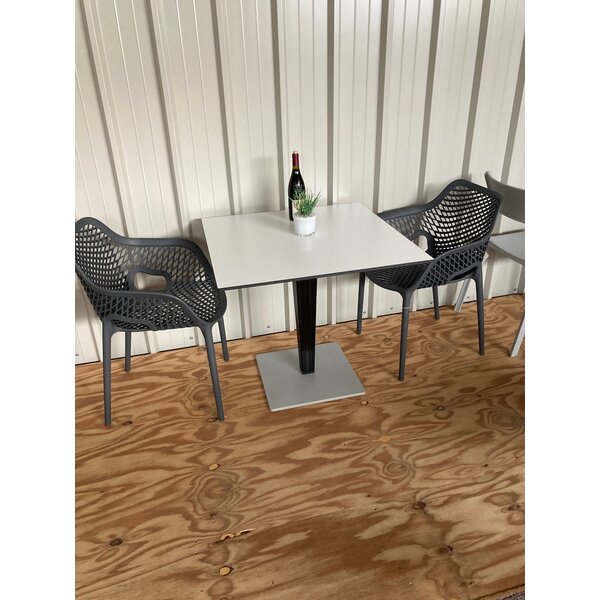 Siesta Bistrotafel Lulu met HPL blad en 2 moderne stoelen