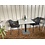 Siesta Bistrotafel Lulu met HPL blad en 2 moderne stoelen
