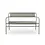 Resol Tuinbank Gelato stalen frame met kunststof latten