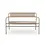 Resol Tuinbank Gelato stalen frame met kunststof latten