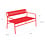 Resol Tuinbank Gelato stalen frame met kunststof latten
