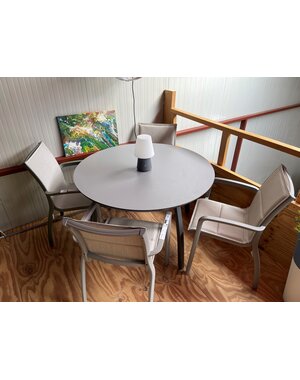 Grosfillex Set Sunset Tafel HPL rond incl. Sunset stoelen SALE