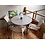 Grosfillex Sunset ronde tafel met HPL topblad 120 cm  incl. Sunset comfort stoelen SALE