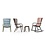 Nardi Kunststof fauteuil Folio en voetenbank - Nardi - SALE