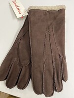 Papillon Handschuh Leder mit Kunstpelzfutter
