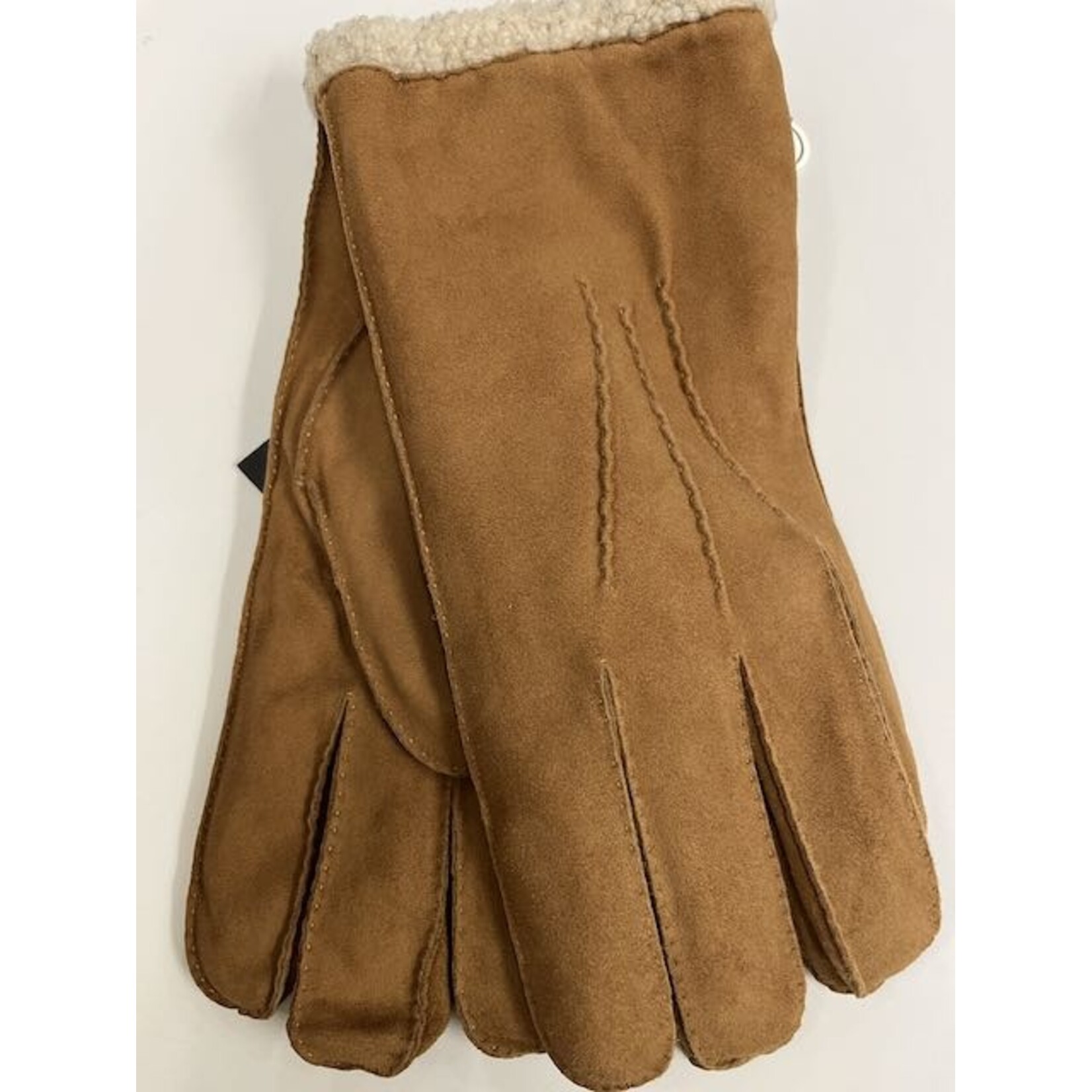 Papillon Handschuh Leder mit Kunstpelzfutter
