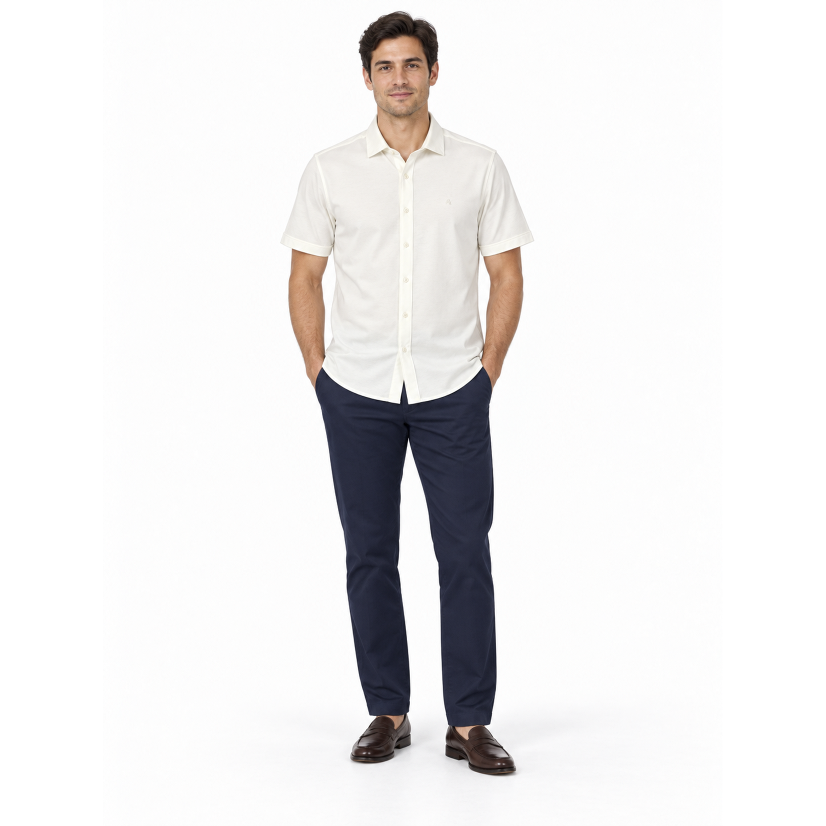 RAGMAN Ragman Polo Hemd Softknit Modern