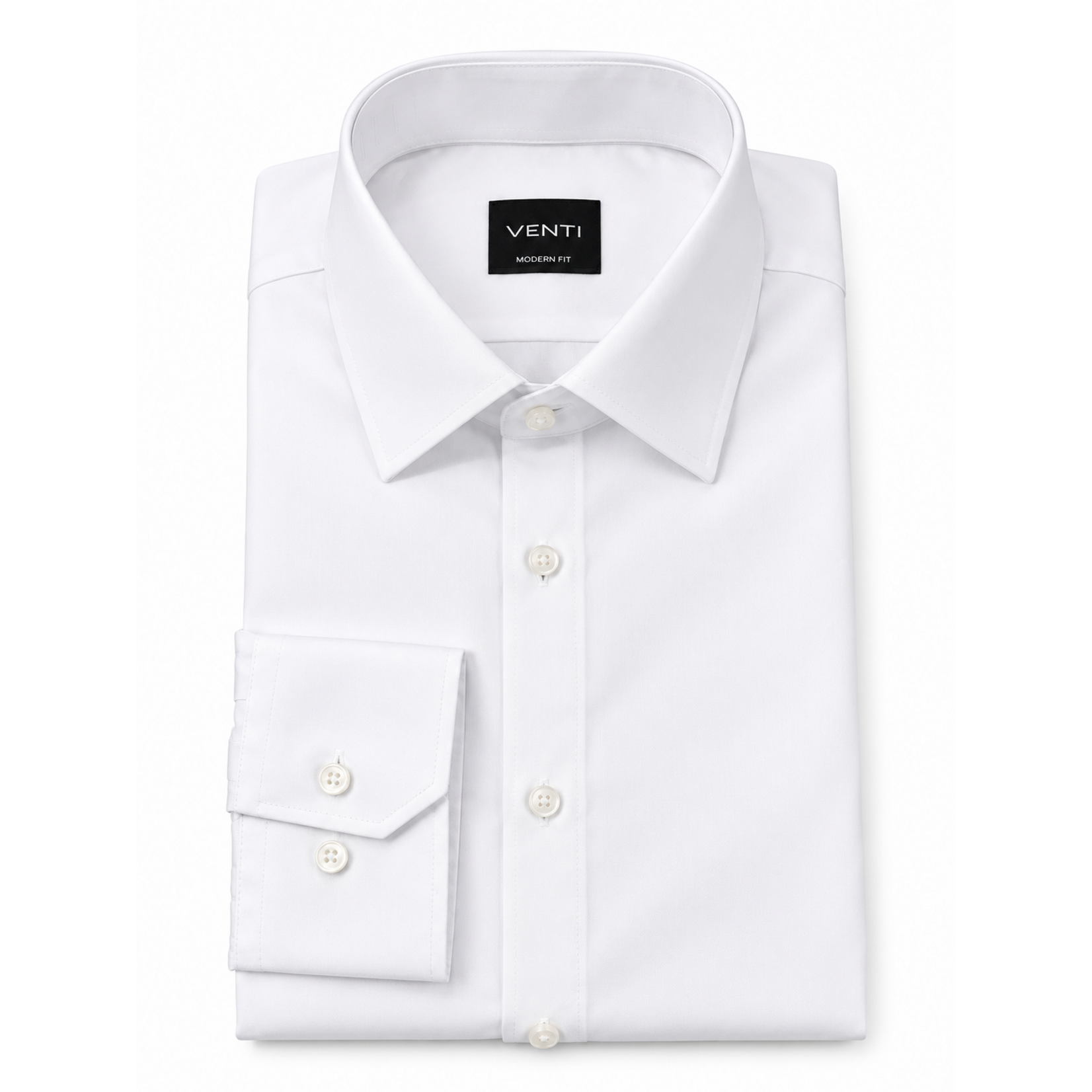 Venti Venti Modern Fit basic 69 Arm Popline