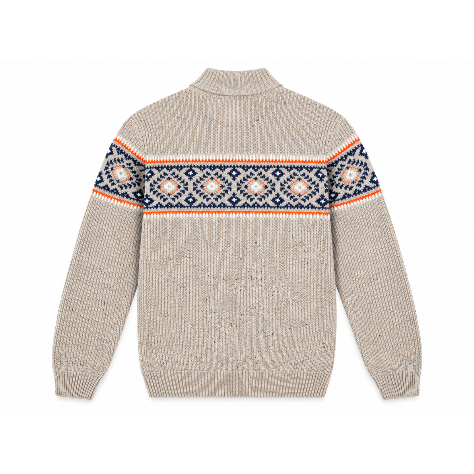 RAGMAN Ragman  Pullover Jaquard Zipp-Neck