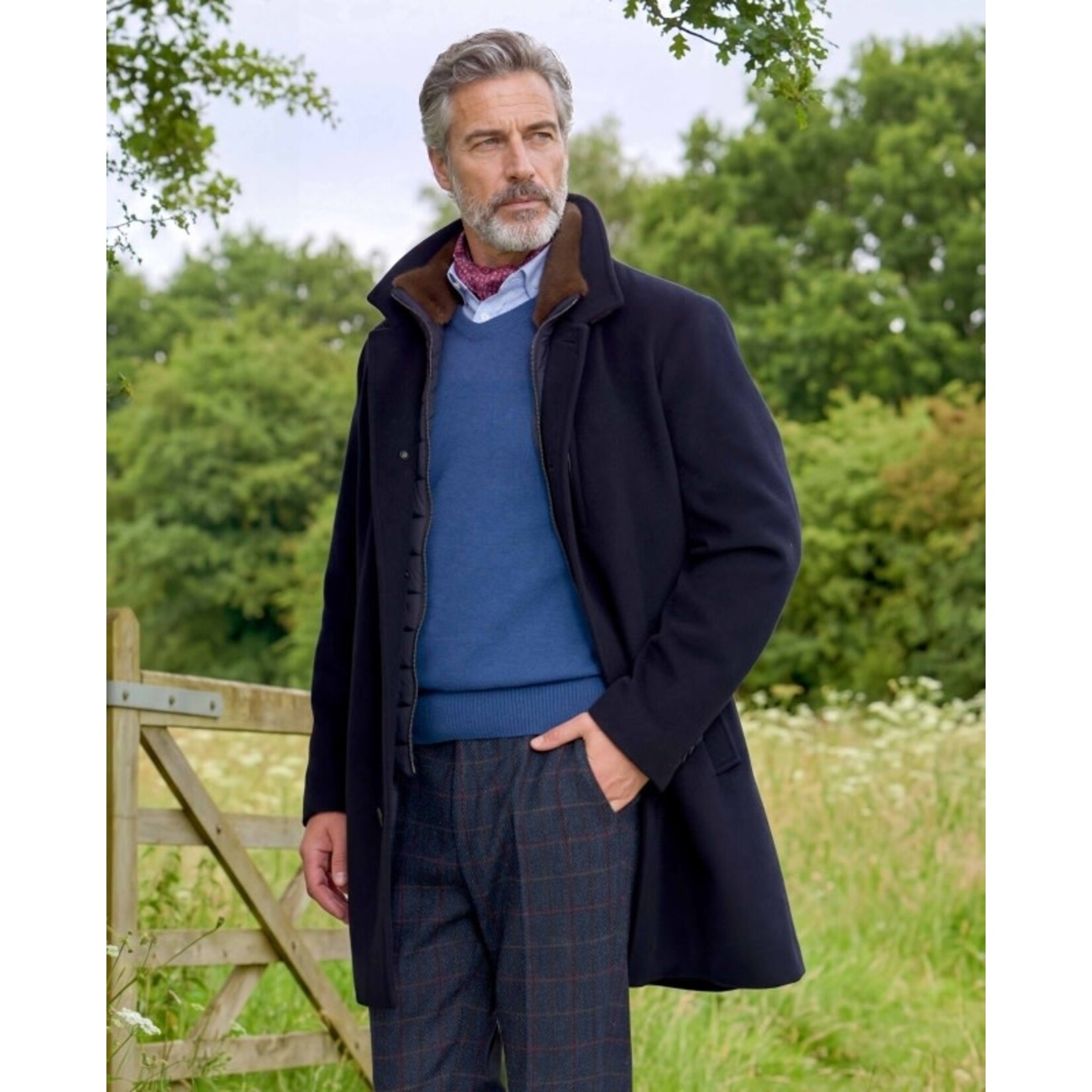 Wellington of Billmore Wellington Mantel Lucas Wool Cashmere