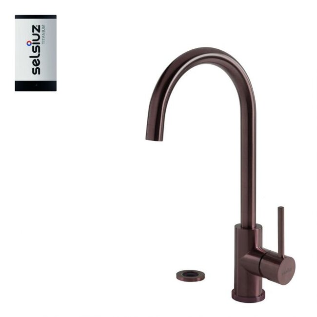 Selsiuz 350619 Selsiuz  Push rond Copper Titanium  Single boiler