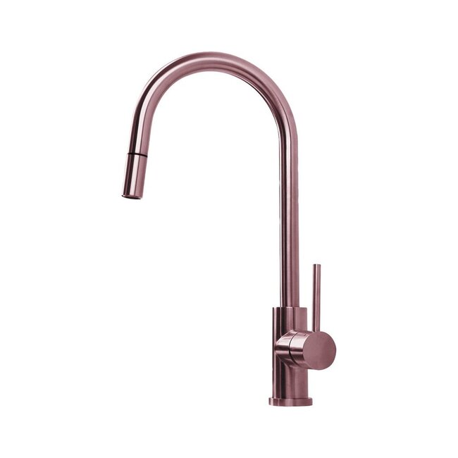 Lanesto Lanesto 251263 Forte Copper  keuken mengkraan  met uitrekbare perlator