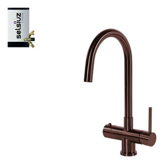 Selsiuz Selsiuz 350287 Rond Copper  Titanium combi extra boiler