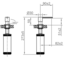 Caressi CA203CO zeepdispener