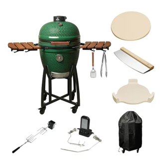 BIGBEERBBQ KAMADOXLGREEN BBQ + accessoires