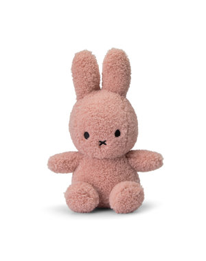 Nijntje-Miffy Sitting teddy roze 100% recycled - 23 cm