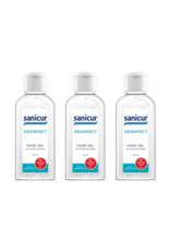 Sanicur Sanicur Hygienische Handgel - Antibacterieel - 3x100ml - Copy