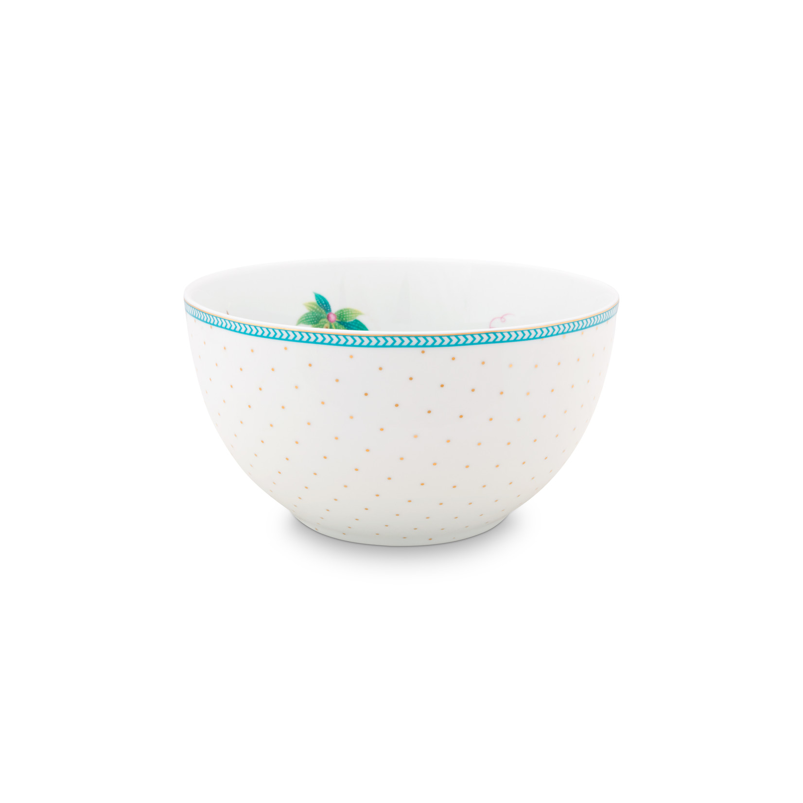 PIP Studio Bowl Jolie Flowers Dots Gold 15cm van 15.99 voor