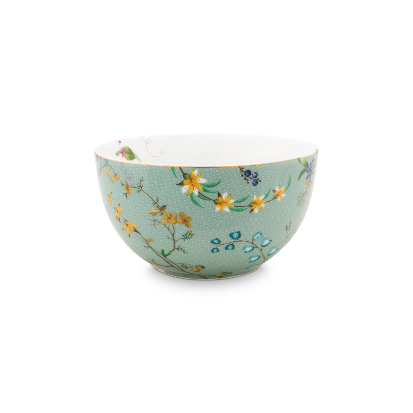 PIP Studio Bowl Jolie Flowers Blue 12cm