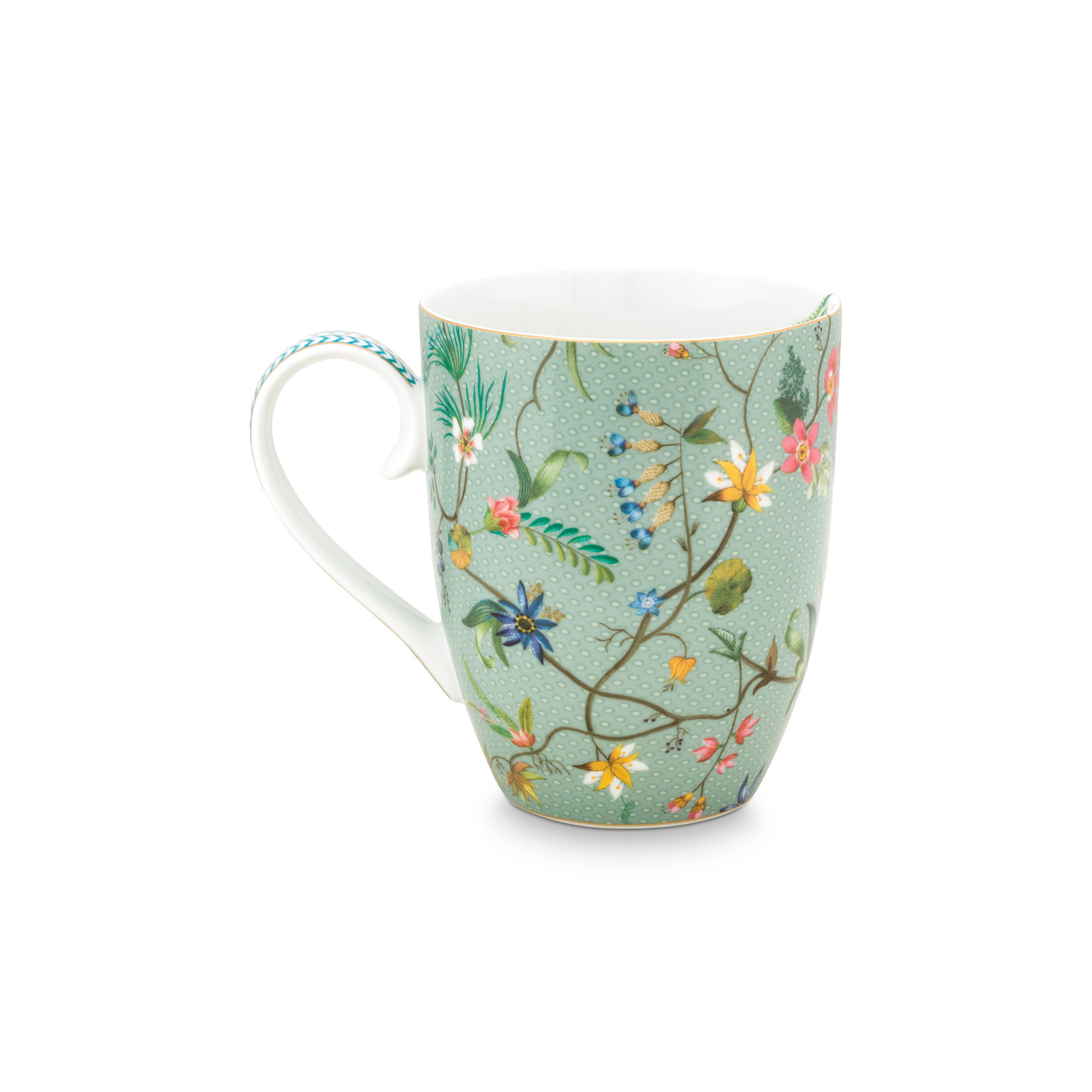 Pip Studio Jolie Mug Large Jolie Flowers Blue 350ml