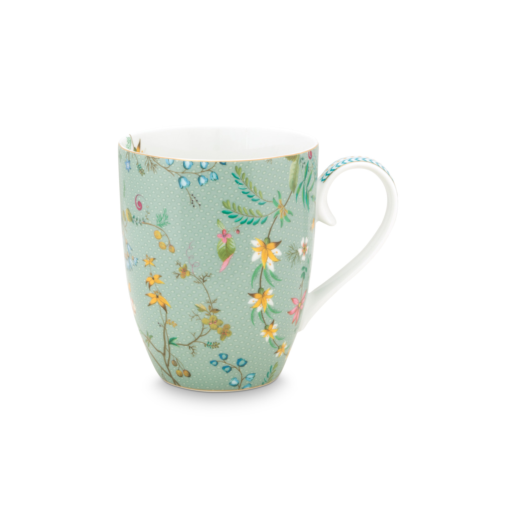 Pip Studio Jolie Mug Large Jolie Flowers Blue 350ml