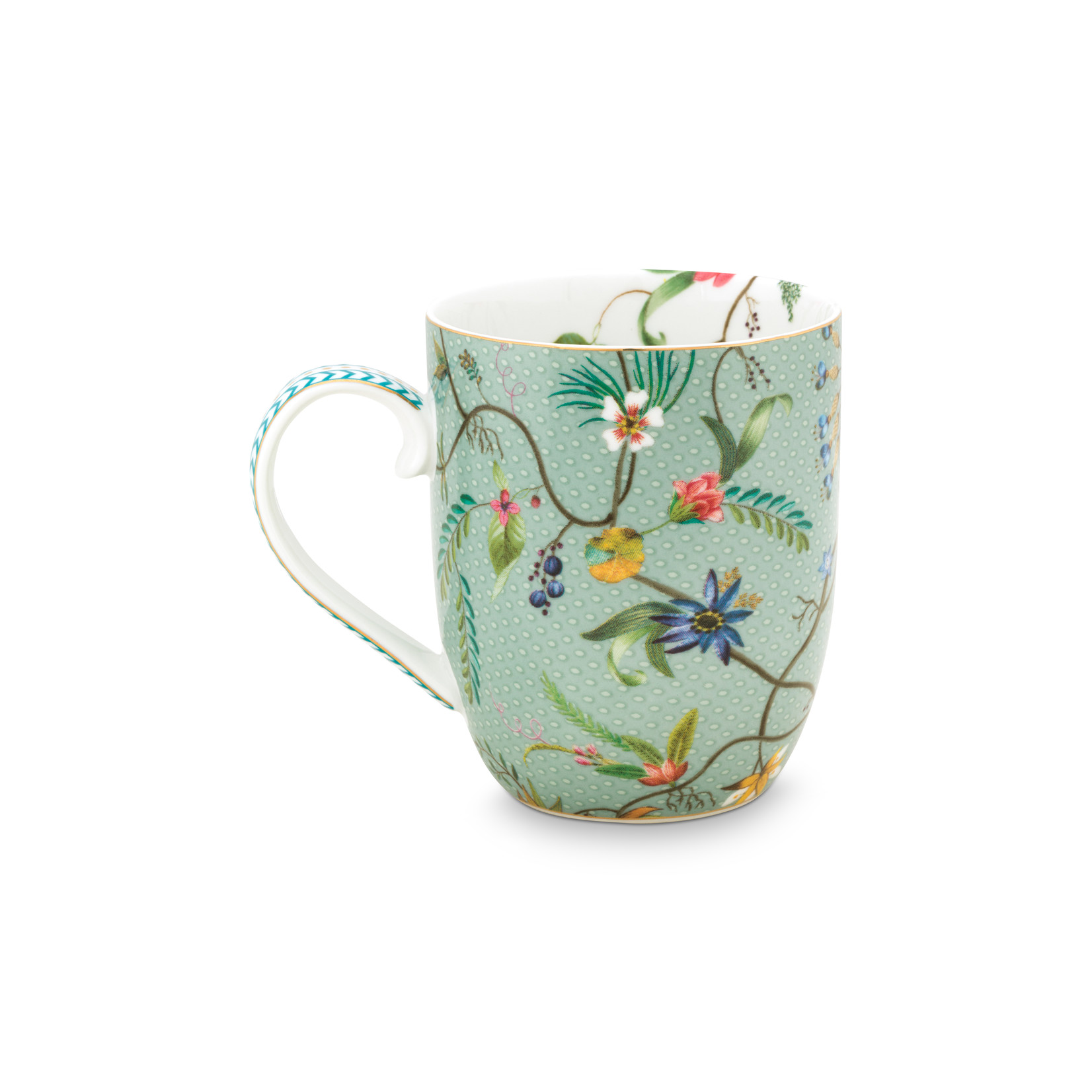 Pip Studio Jolie Mug Small Jolie Flowers Blue 145ml