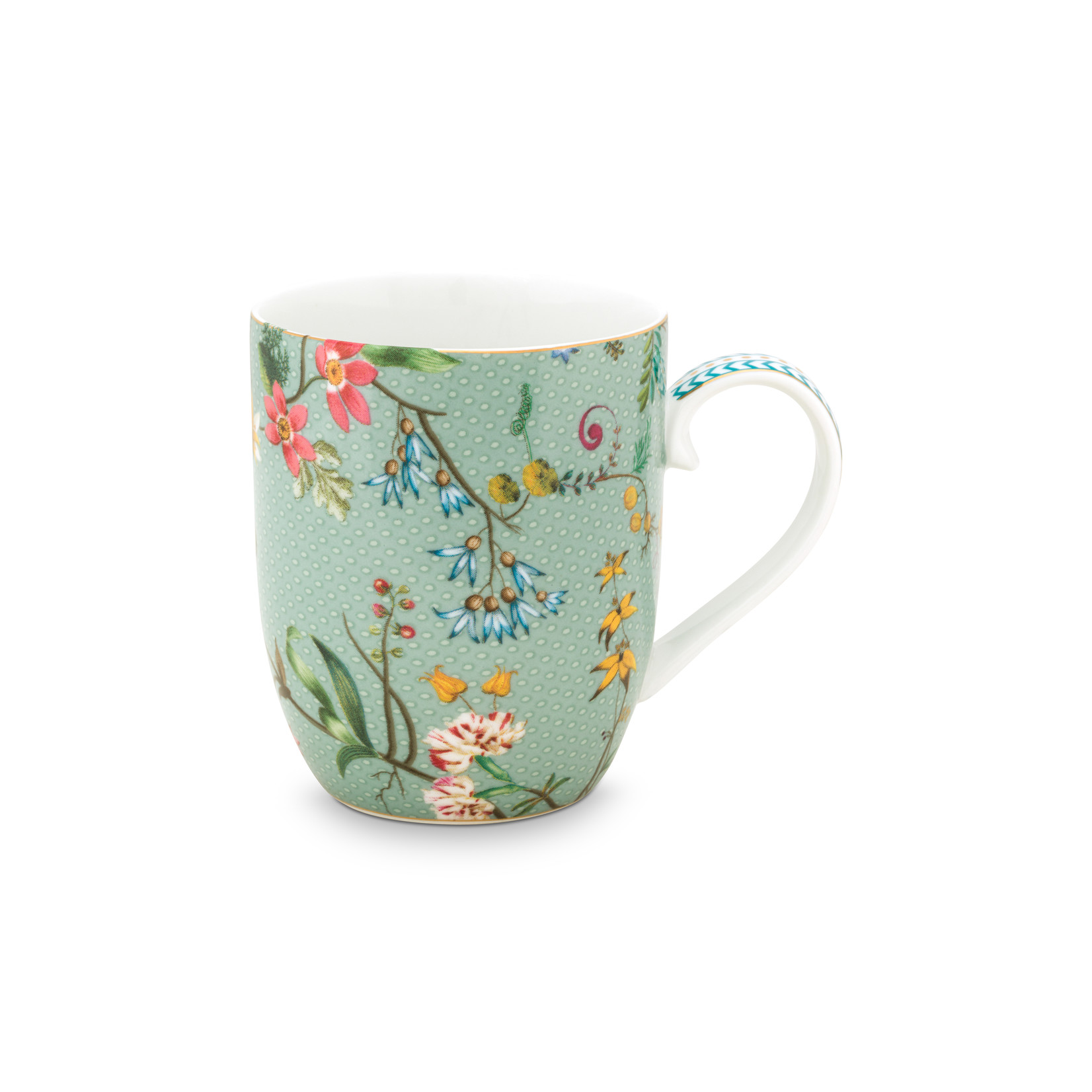 Pip Studio Jolie Mug Small Jolie Flowers Blue 145ml