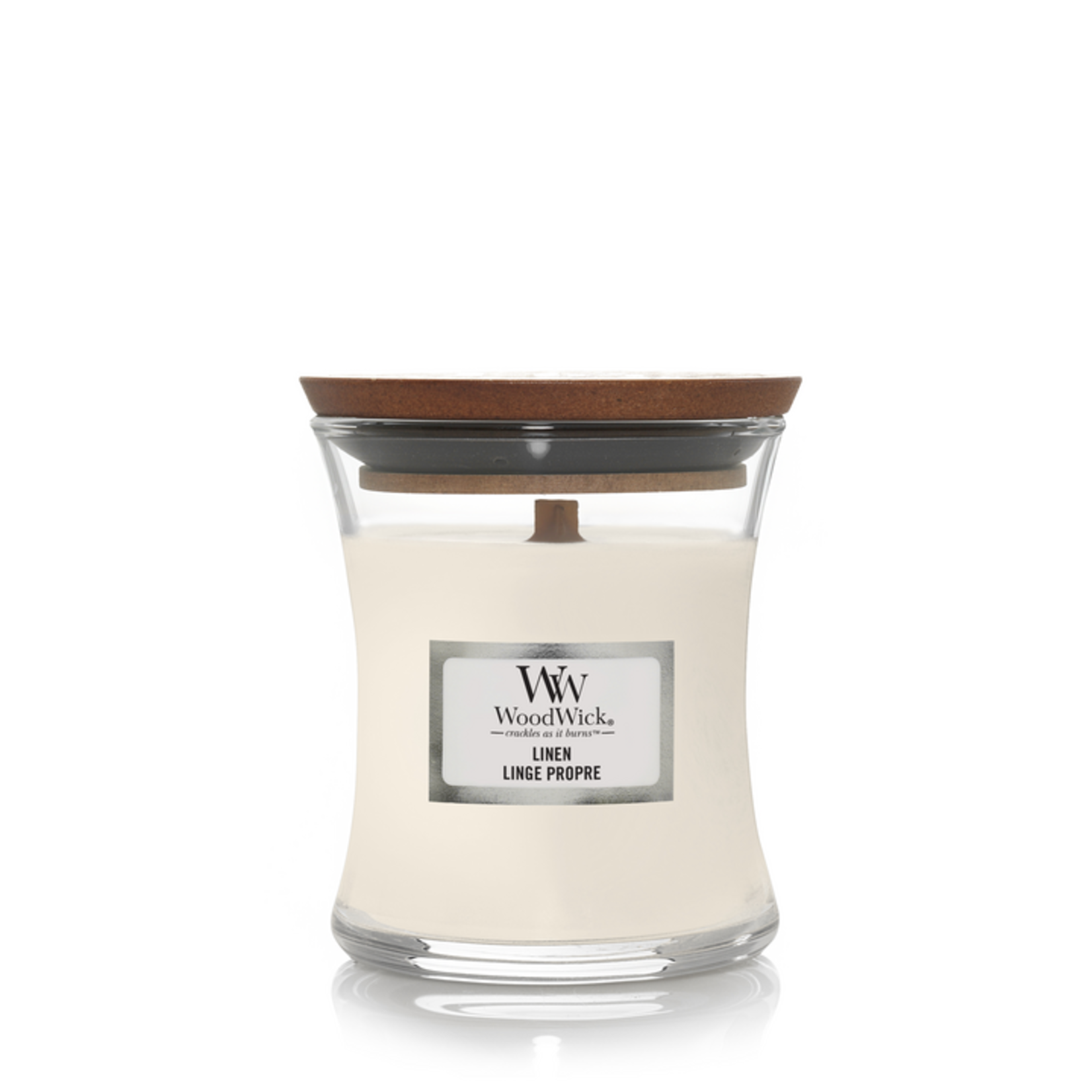 WoodWick WW Linen Mini Candle 20 branduren