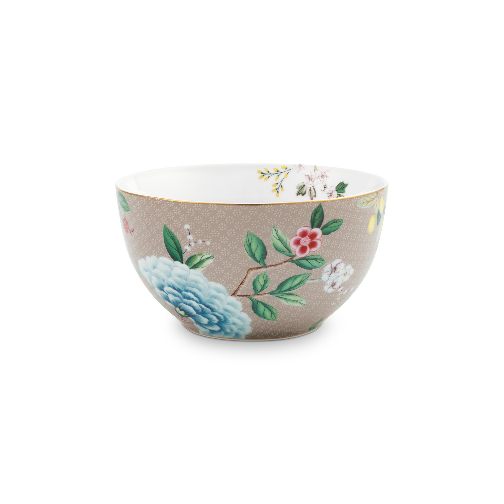 PIP Studio Bowl Blushing Birds Khaki 15cm