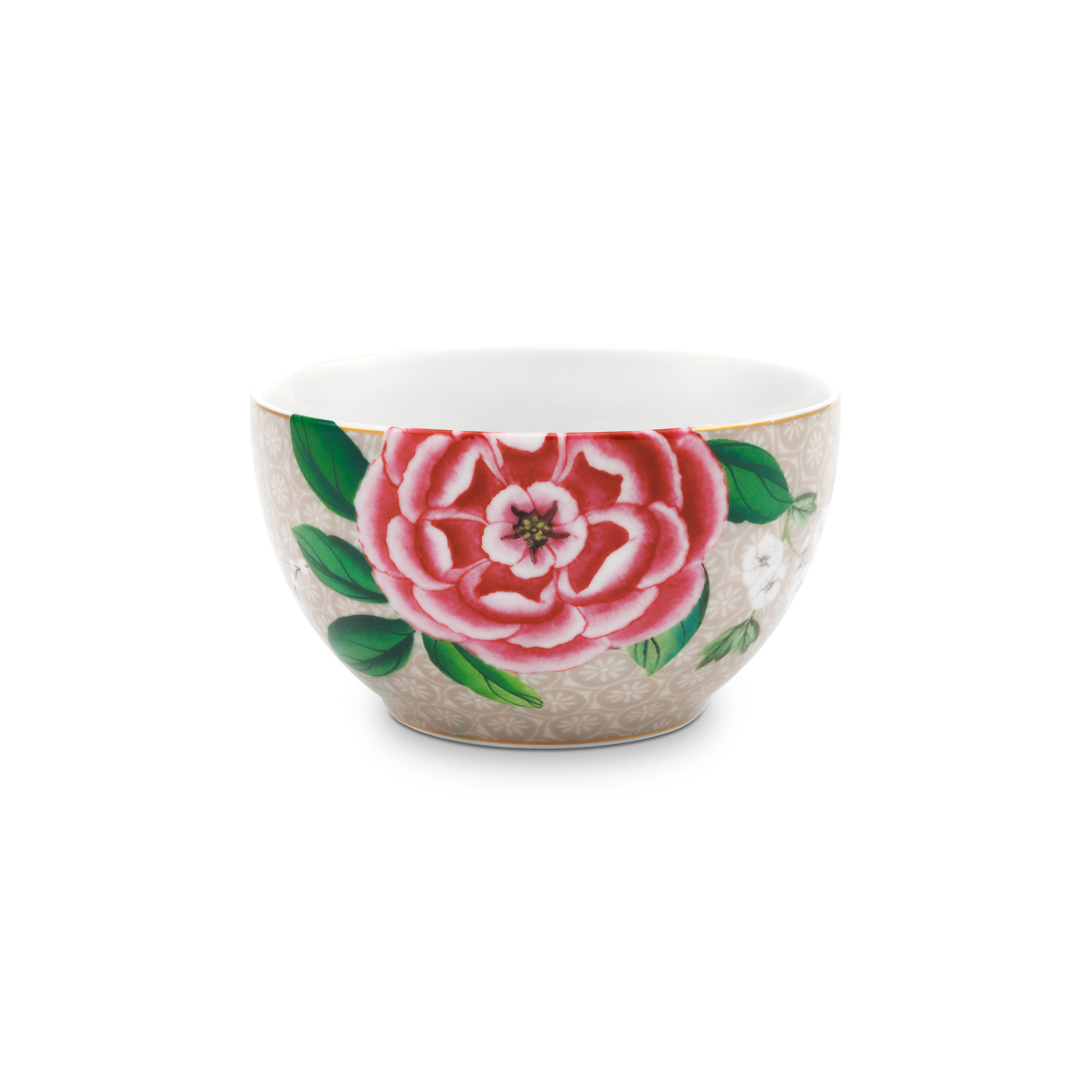 PIP Studio Bowl Blushing Birds Khaki 9.5cm