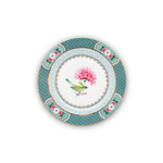 PIP Studio Plate Blushing Birds Blue 17cm