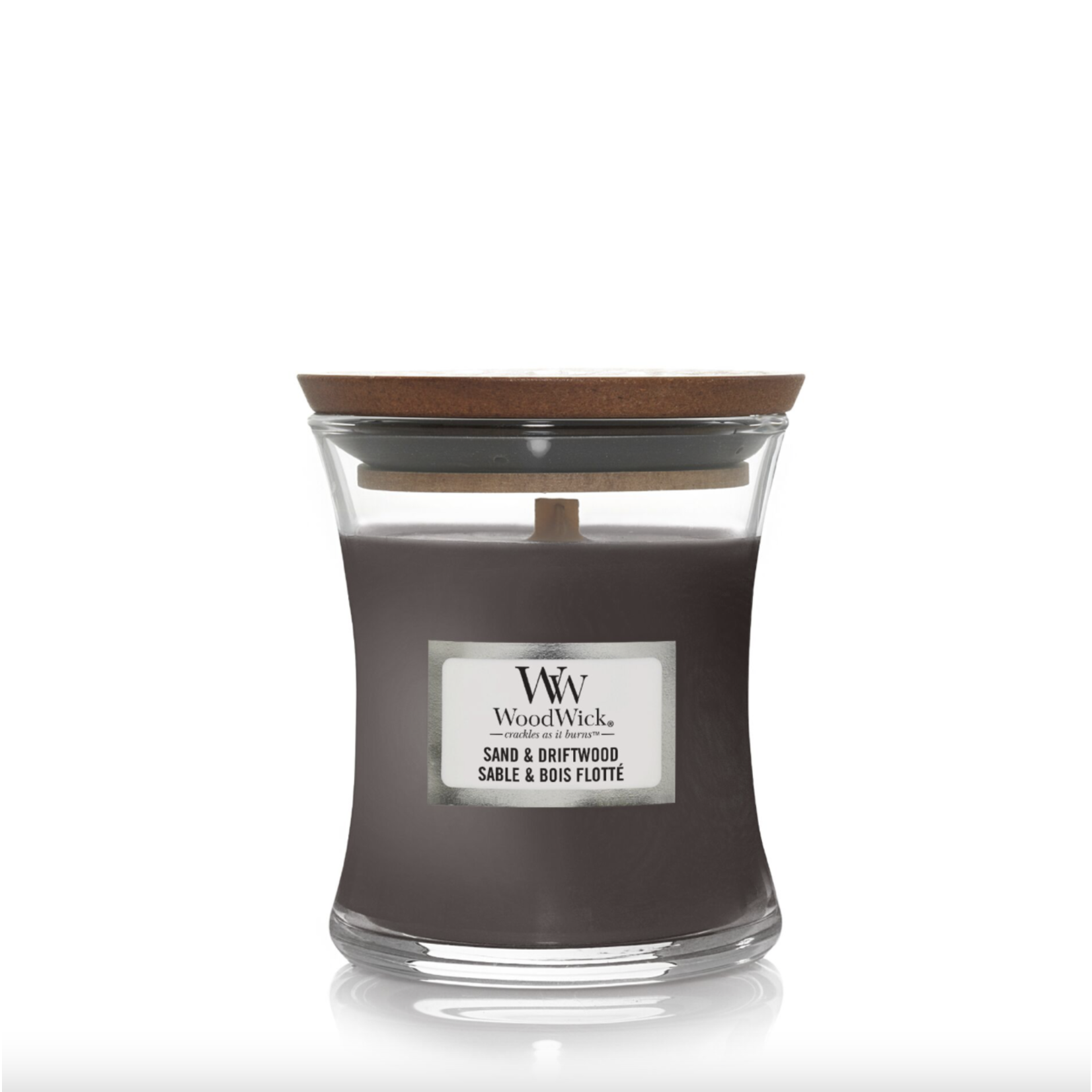 WoodWick WW Sand & Driftwood Mini Candle 20 branduren