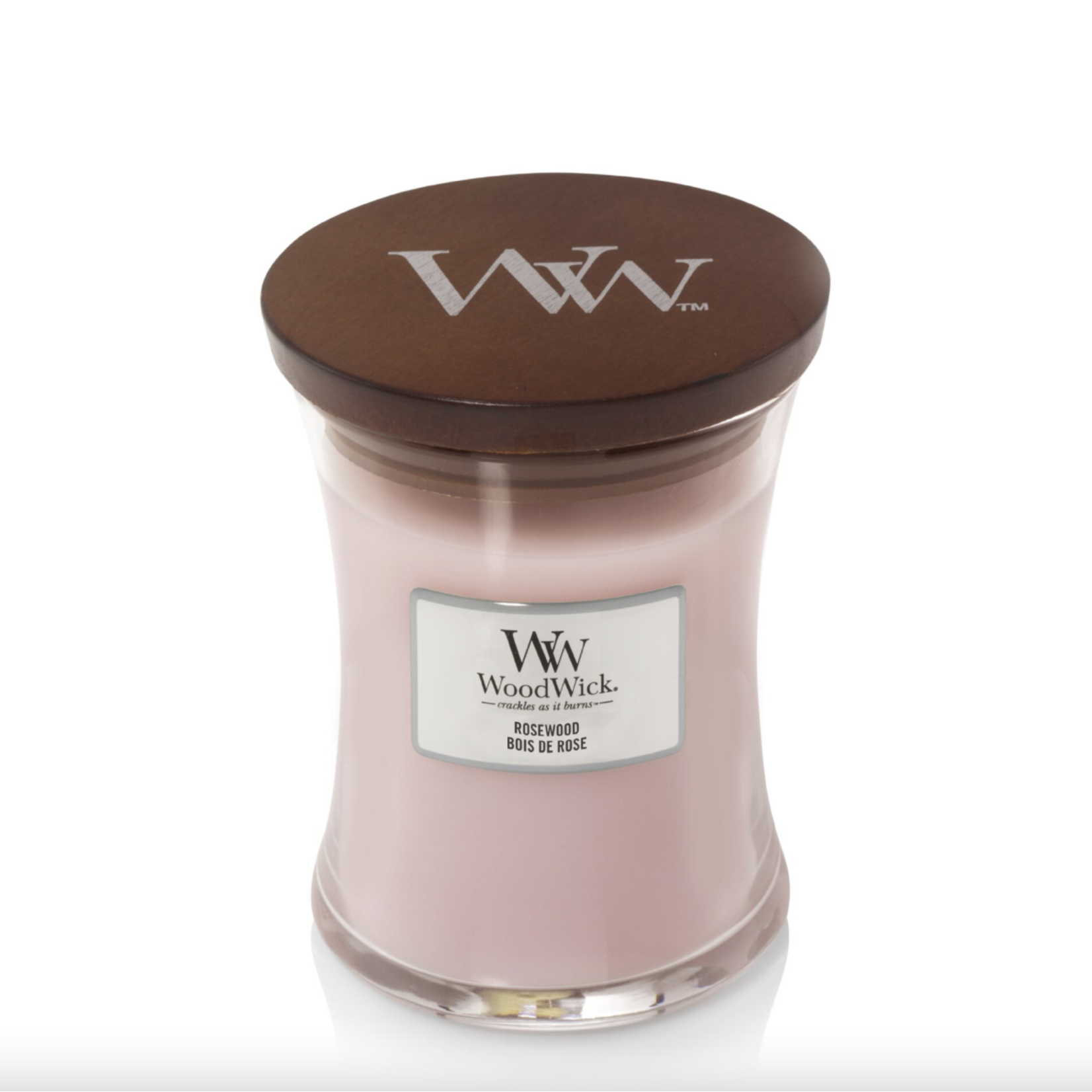 WoodWick WW Rosewood Medium Candle 60 branduren