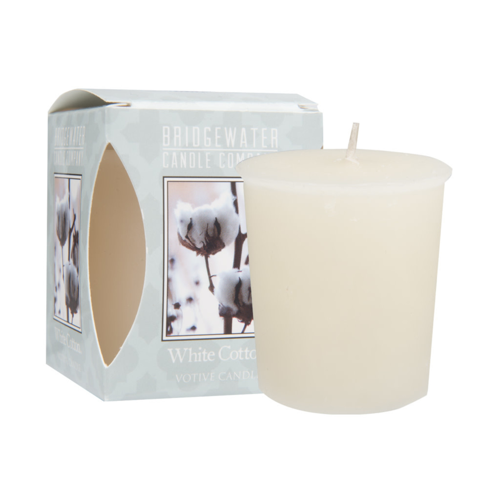 Bridgewater Votive Candle / Geurkaarsje White Cotton