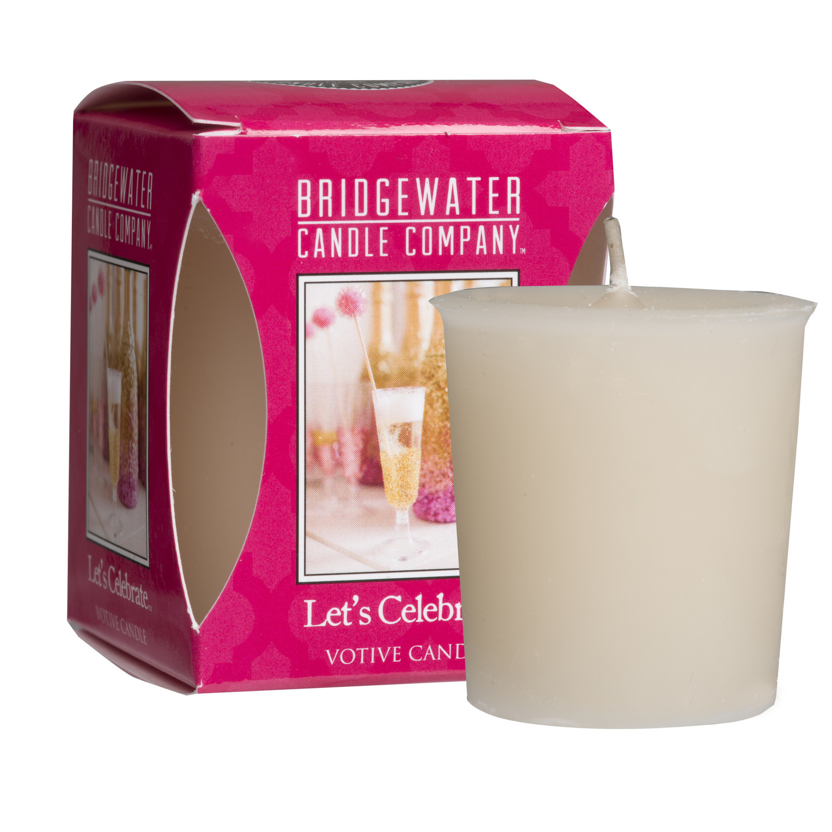 Bridgewater Votive Candle / Geurkaarsje Let's Celebrate