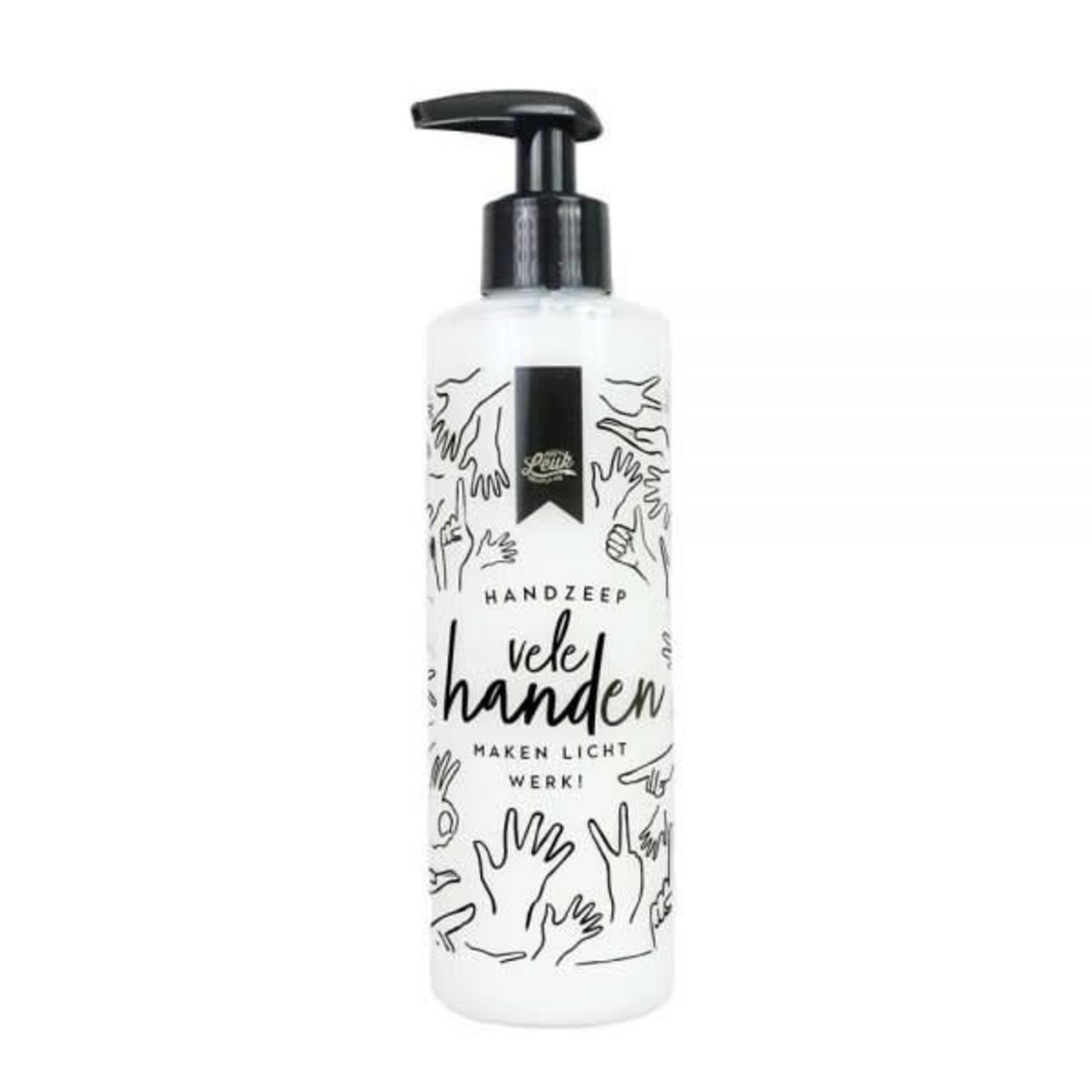 100% leuk Handzeep 250ML - Vele handen maken licht werk