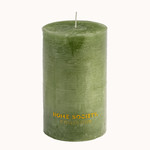 Home Society Pillar Candle 9x15cm light green