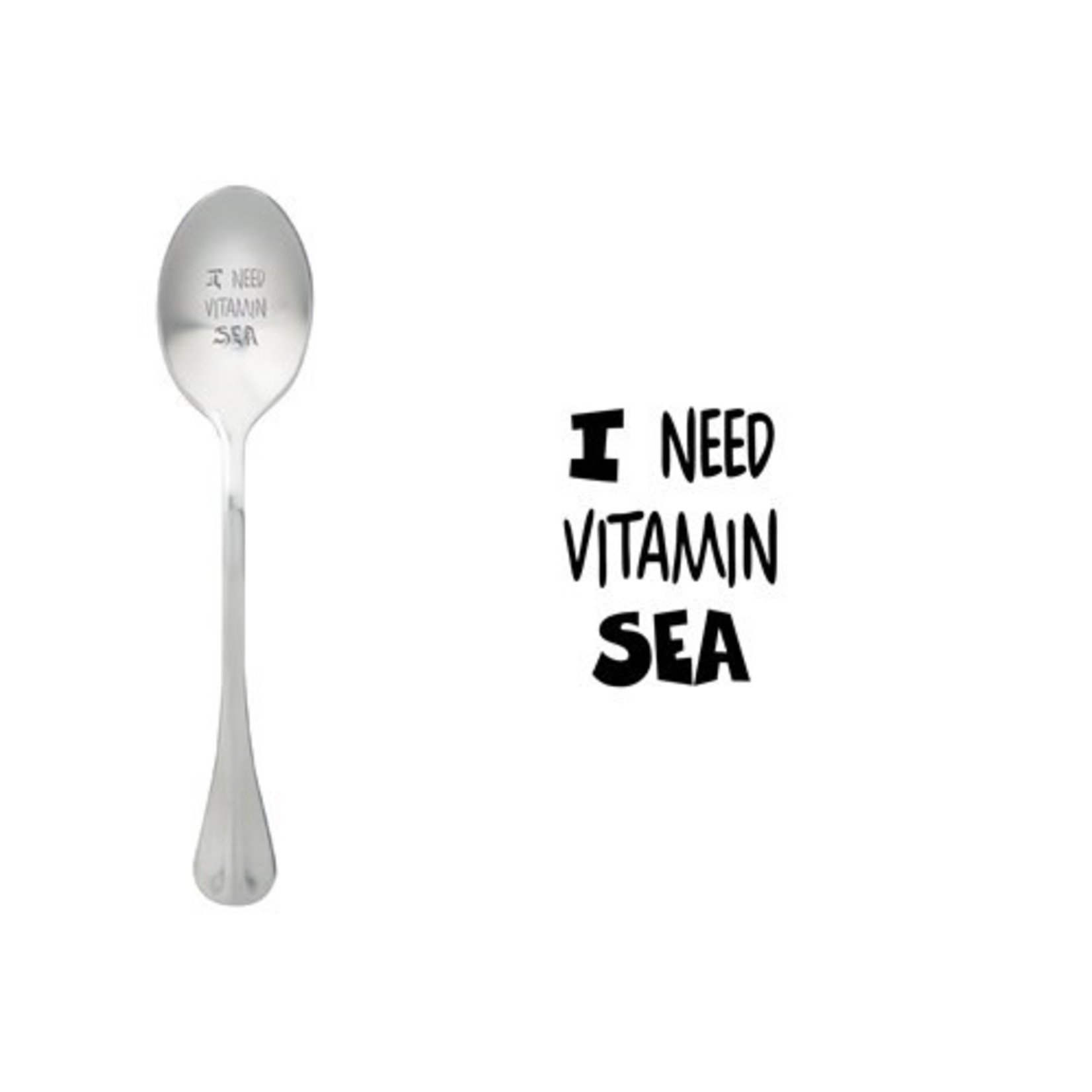 One message spoon Lepel I Need Vitamin Sea