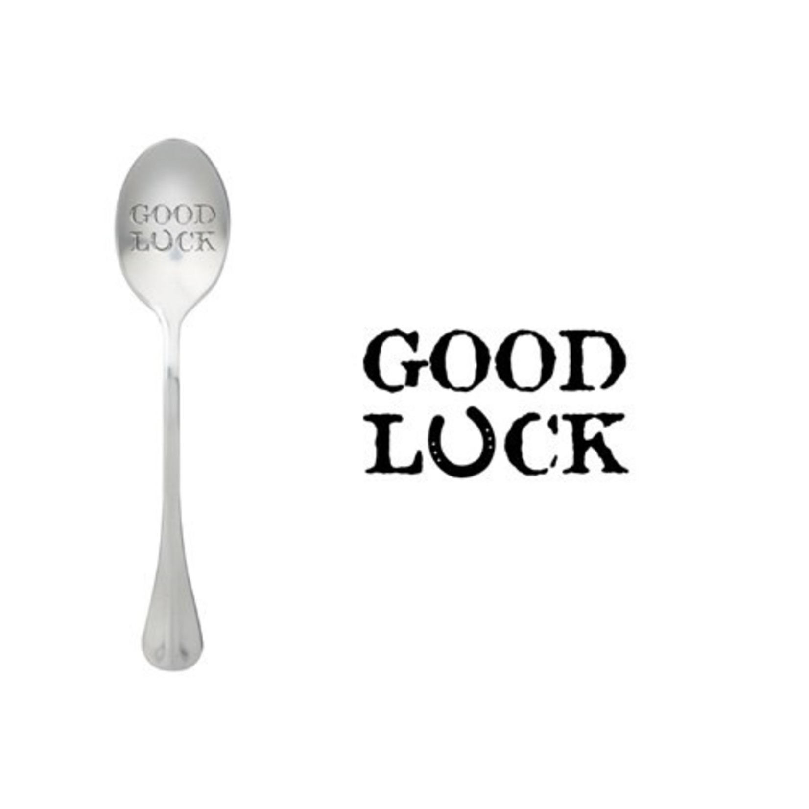 One message spoon Lepel Good Luck