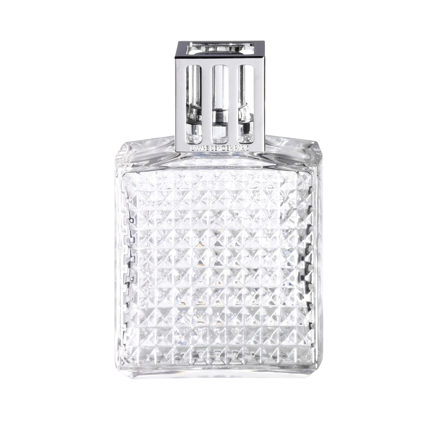 Lampe Berger Lampe Berger luxe fles diamant transparente/ diamant glas met zilveren dop