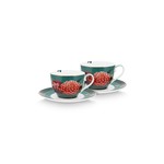 PIP Studio Cup & Saucer Winter Wonderland Dove Green 280ml