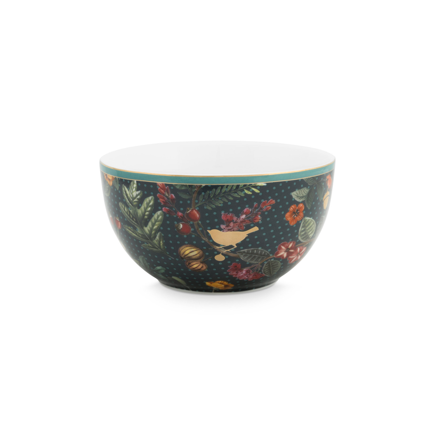 PIP Studio Bowl Winter Wonderland Overall Dark Blue 12cm